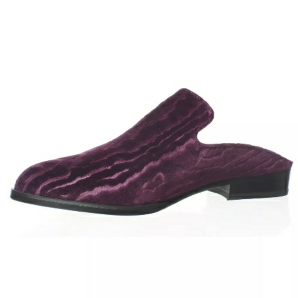 Robert Clergerie Alice Purple Plum Velvet Slip on Mules Sz 5.5 New w/ Box - Picture 8 of 15